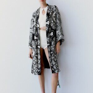 Zara Paisley Printed Kimono with Belt 3408/221